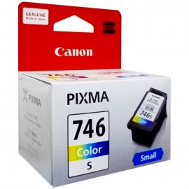 Cartridge Tinta Original Canon Small CL746S CL-746S CL 746 Small Color, Cartridge Printer Canon TR4570S TS207 TS307 iP2870 iP2870S iP2872 MG2470 MG2570 MG2570S MG2577S MG2970 MG3070 MG3070S MG3077 MG3077S MX497 Original